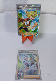 Carte Pokémon Full Art Barry e Esperimento di Acro