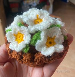 Vasetto fiori amigurumi