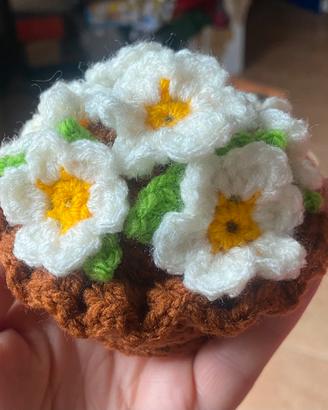Vasetto fiori amigurumi