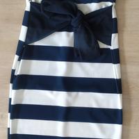 Gonna vita alta con fiocco Longuette