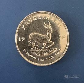 Moneda Aur il 1 unccrio Krugerrand