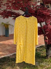 Spolverino pizzo Maria Bellentani - Giallo - S