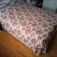 Copriletto Gobelin anni 60 matrimoniale + valigia