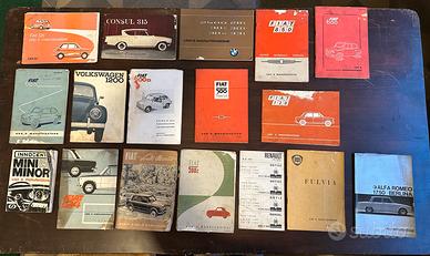 Manuale uso e manutenzione auto d’epoca