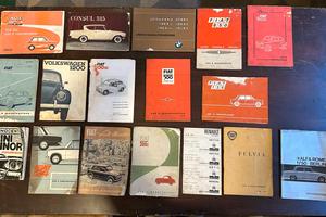 Manuale uso e manutenzione auto d’epoca