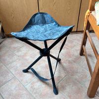 Sedia a trepiede pieghevole Decathlon