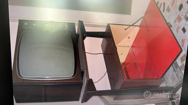 Carrello bar e porta TV vintage, anno 40