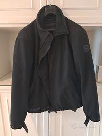 Giubbotto moto uomo con protezioni spalle