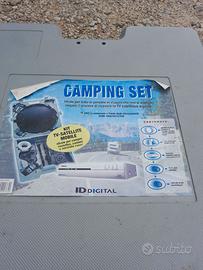 Antenna parabola campeggio