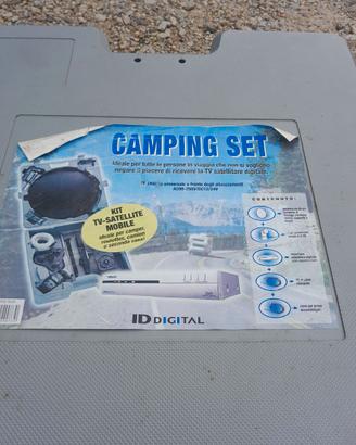 Antenna parabola campeggio