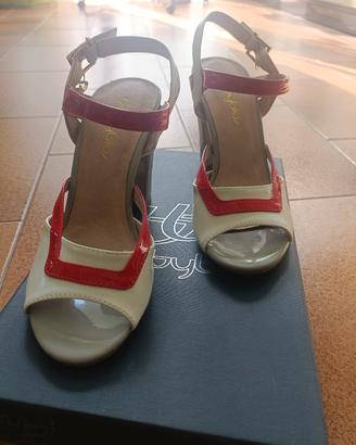 Scarpe tacco 9cm Blu Byblos N. 36 - come nuove 