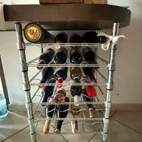 Portabottiglie in ferro