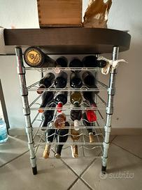 Portabottiglie in ferro