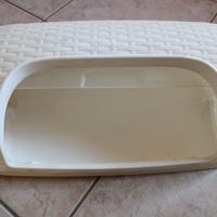 Porta pane bianco in plastica grande