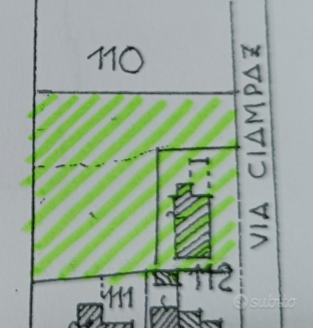 Terreno Residenziale di 1200 mq in Via Ciampaz - Vista 2
