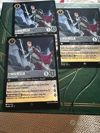 Lorcana cinderella Stouthearted 3x mint inglese