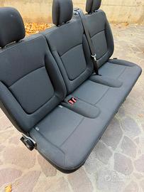 fila sedili posteriori talento Vivaro ecc.