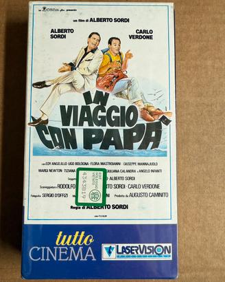 In viaggio con papà - vhs - Sordi e Verdone