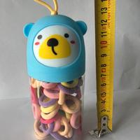 Contenitore con elastici colorati