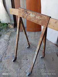 Carrello x fuoribordo con ruote