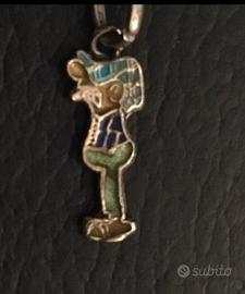 collanina oro argento Handycapp vintage 