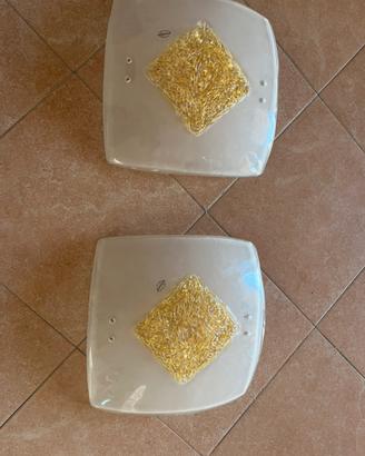 Plafoniere coppia Vetreria Resanese