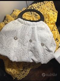 Borsa in pizzo sangallo