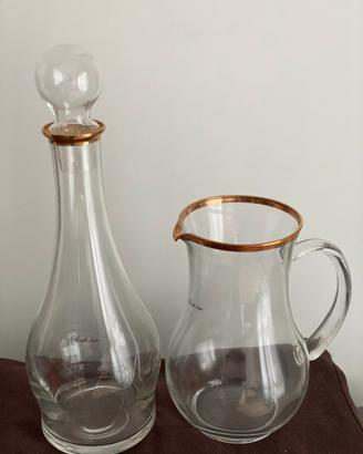 Caraffe in vetro