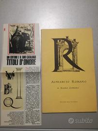 Mauro Zennaro, Alphabeto Romano, Ed. Elefante 1988