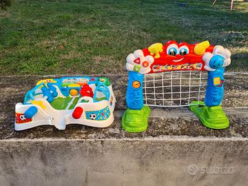 porta calcio e calciobalilla 