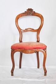 1 SEDIA SEDUTA ROSSA