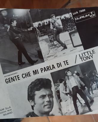 45 giri Little Tony - Gente che mi parla di te