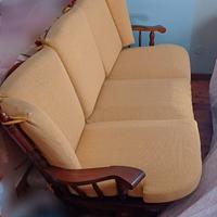 set giardino/veranda con divano a dondolo