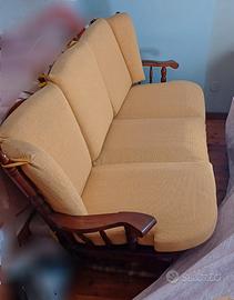 set giardino/veranda con divano a dondolo