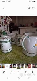 set ceramiche originale Vecchia Lodi decoro m 59