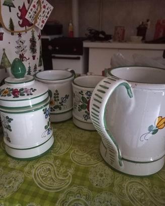 set ceramiche originale Vecchia Lodi decoro m 59