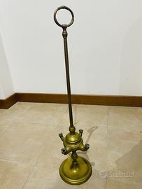 Lucerna in ottone 4 becchi XIX sec