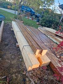 Travi per tetto o pergolato