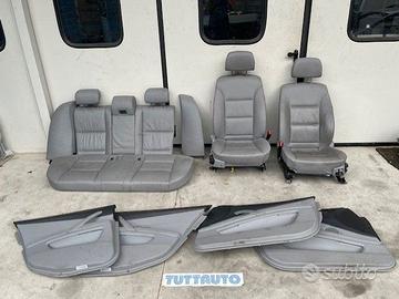 Sedili BMW 525 E60 2008 grigi in pelle