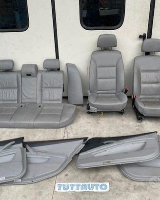 Sedili BMW 525 E60 2008 grigi in pelle