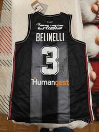 MAGLIA VIRTUS SEGAFREDO BELINELLI AUTOGRAFATA