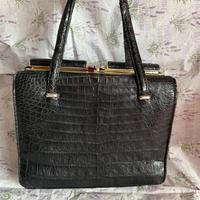 Borsa vintage coccodrillo