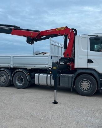 Scania G450 Euro 6 Gru + Ribaltabile