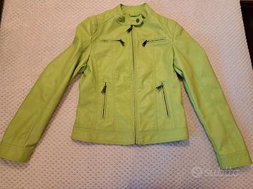 Giacca in ecopelle donna taglia S