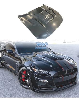 COFANO FORD MUSTANG 15-17 LOOK GT500 KR ALLUMINIO