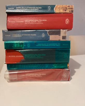 Libri letteratura italiana