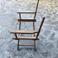 Sedie in legno tipo regista