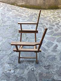 Sedie in legno tipo regista