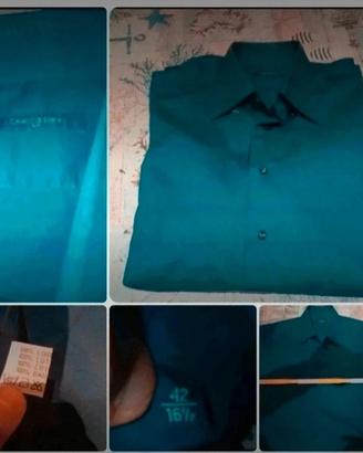 Camicia blu Camicissima collo 42-16.5 42 cm