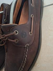mocassini in vera pelle della timberland tg 44